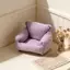 Nội thất nhà búp bê Sofa đơn 1 12 tỷ lệ Mô phỏng Ghế phòng khách thu nhỏ cho trẻ em Trang trí cảnh nhà chơi