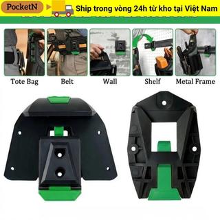 Khóa túi thắt lưng POCKETN, Kẹp túi thắt lưng tương thích ABS chắc chắn, Chất lượng cao Bền bỉ Nhanh chóng đính kèm dụng cụ thay thế Khóa thắt lưng Sử dụng chuyên nghiệp