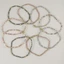 Bộ 9 chiếc PYCOU Bộ Vòng Tay Handmade, Bộ Vòng Tay Co Giãn Nhiều Lớp, Vàng Thanh Lịch Đính Hạt Màu Xám Hồng Hạt Cơm Vòng Tay Xếp Chồng Phụ Nữ Mặc Hàng Ngày