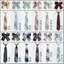 JK Nơ Nữ Nhật Bản Đồng Phục Áo Sơ Mi Phong Cách Preppy Sinh Viên Kẻ Sọc Cà Vạt Nam Miễn Phí Streamer Phụ Kiện Nhẹ Nhàng Dao HE9O