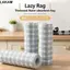 LAKAM 1 Cuộn / 400 Tờ Khăn lau bát đĩa một lần, Vải không dệt khô ướt Khăn lau lười dùng một lần sử dụng kép, Vải dầu dày không dính có thể giặt được