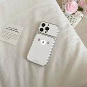 khuôn mặt dễ thương Đối với trường hợp iPhone 17pro iphone16/15/14p13/12/11 chống rơd
