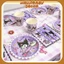 Set 10 đĩa / 10 cốc giấy in hình Kuromi - Cinnamorol - Melody trang trí sinh nhật - tiệc party