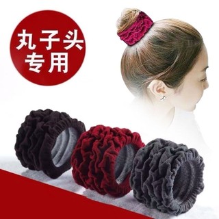 Tóc vòng đầu nữ với dây cao su đàn hồi tốt, thiết kế bóng đẹp