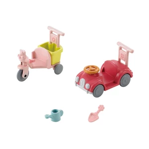 Sylvanian Families Furniture 【Tricycle and Car Set】 Car-216 ST Mark Certified for ages 3 and above Toy Dollhouse Sylvanian Families EPOCH Corporation