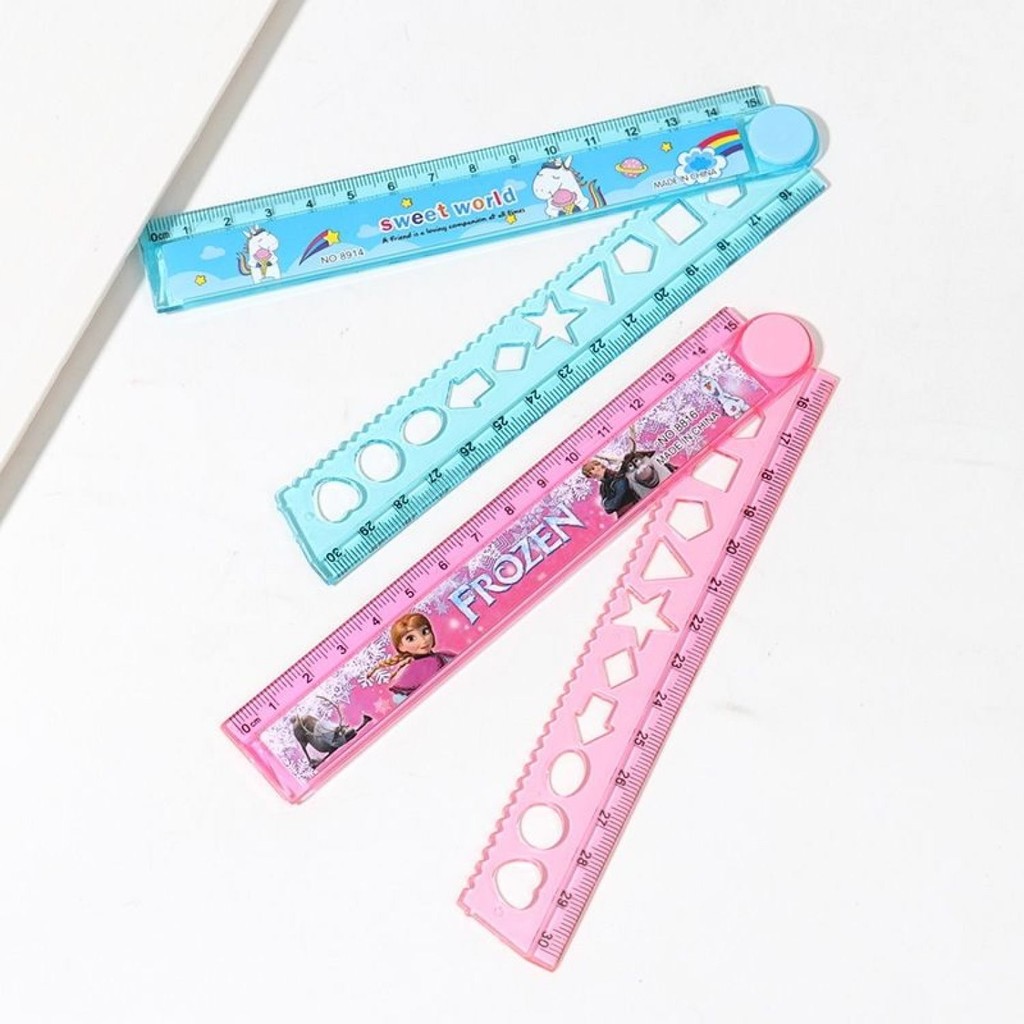 1 cây Thước nhựa gấp dài 30cm