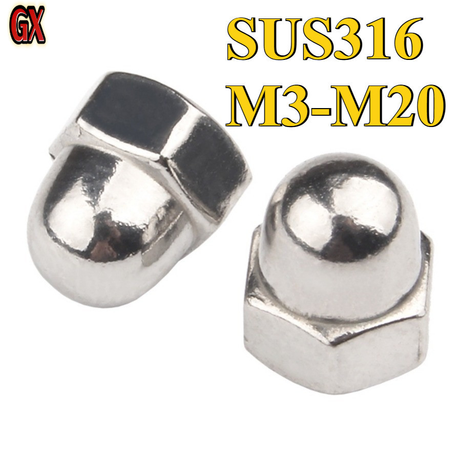 Tán đầu chụp - Tán bầu Inox 316 M3 / M4 / M5 / M6-M20 (LS-XD-VN ...