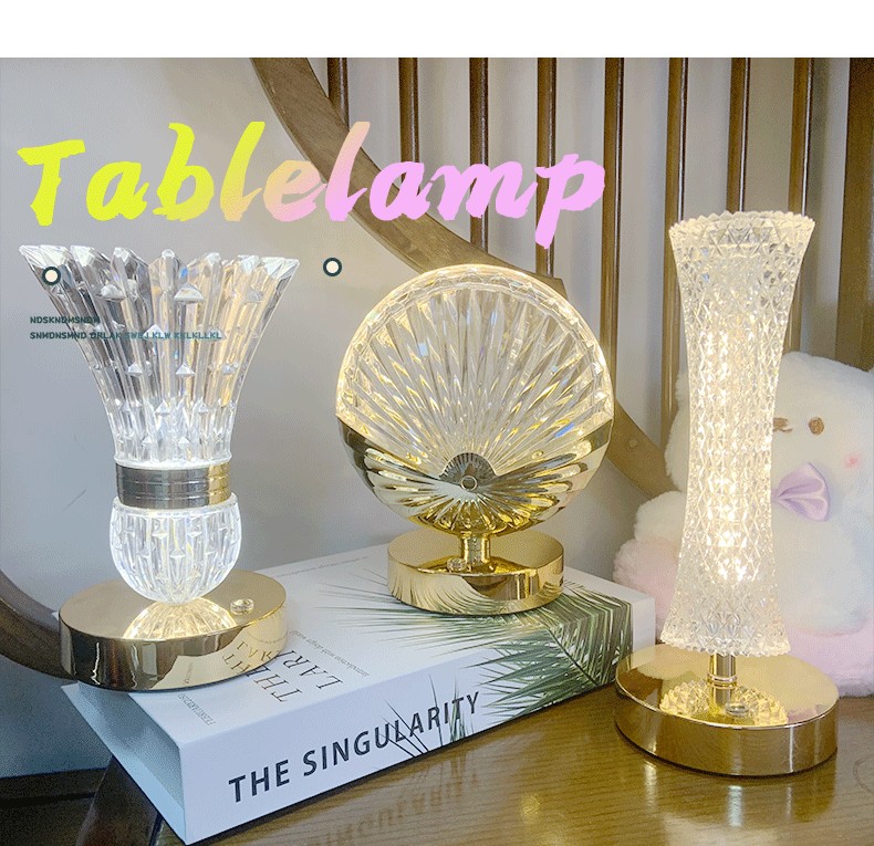 Đèn đầu giường USB sáng tạo Đèn bàn làm mờ cảm ứng Đèn ngủ LED cho phòng ngủ Phòng ngủ Đèn chiếu sáng đầu giường Trang trí đọc cảm ứng Đèn bàn LED