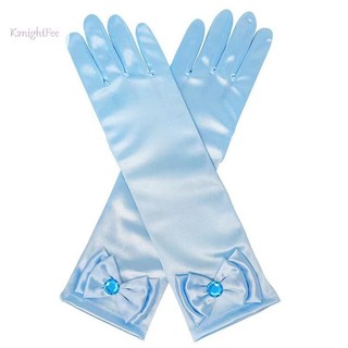 K2nightFee Bé Gái Bạch Tuyết Găng Tay Trang Phục Dự Tiệc Cung Cấp Trẻ Em Công Chúa Trang Phục Hóa Trang Cho Elsa Anna Belle Găng Tay Màu Hồng Purplles Vàng VN