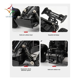 [luxiang.vn] Xe RC 1: 16 2WD có đèn LED 2.4G 20KM / H Xe địa hình leo núi tốc độ cao Quà tặng đồ chơi ô tô điều khiển từ xa