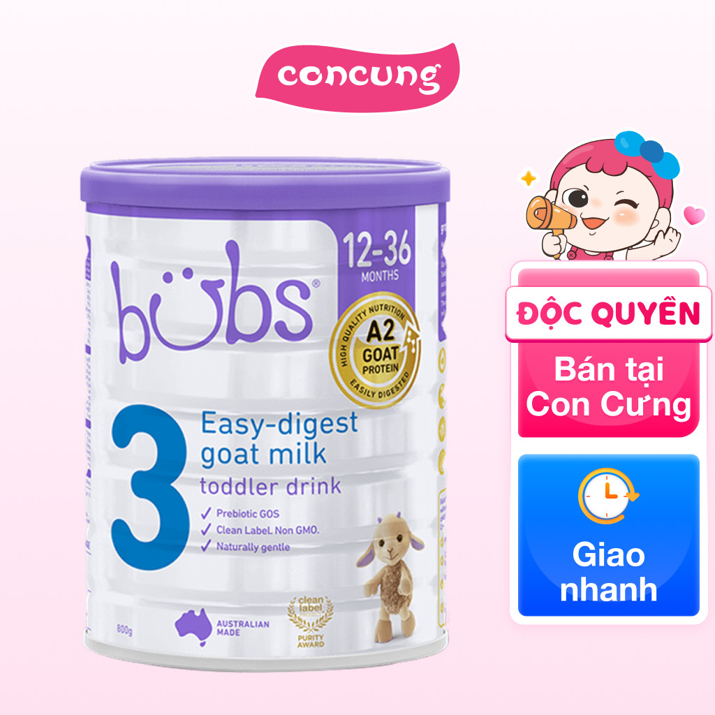 bubs Easy-digest 1 800g 3缶セット Sữa dê Bubs Goat 800g số 3 (12 - 36 tháng) | Shopee Việt Nam