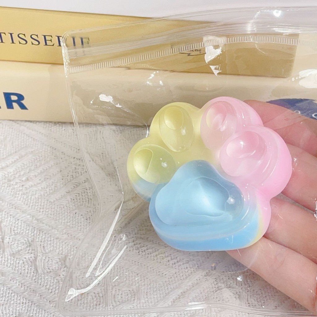 Đồ chơi Squishy Pop IT Slime - Quà tặng Sokuchi mèo cầu vồng cho bé gái