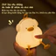 Đèn ngủ vịt vàng nhỏ,Phim hoạt hình dễ thương Night Light,Đèn ngủ nhỏ trong phòng,Sạc USB Tiện Lợi
