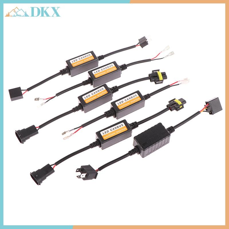 DKX LED Canbus Decoder Đèn pha ô tô Lỗi Điện trở miễn phí H1 H3 H4 H7 ...