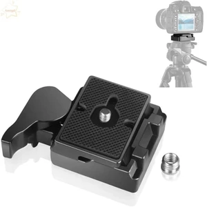 Tấm tháo nhanh AWNGD, Bộ chuyển đổi gắn RC2 200PL-14 323, Đầu bi đa năng chất lượng cao 1 / 4 "3 / 8" Bộ chuyển đổi kết nối nhanh cho máy ảnh Manfrotto Monopod Gimbal Tripod