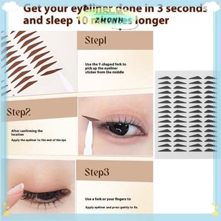 ZMONH Bút Kẻ Mắt Chống Nước Tem Dán Một Dính Khuôn Dễ Dàng Sử Dụng Chống Nước Chống Mồ Hôi Chống Mồ Hôi