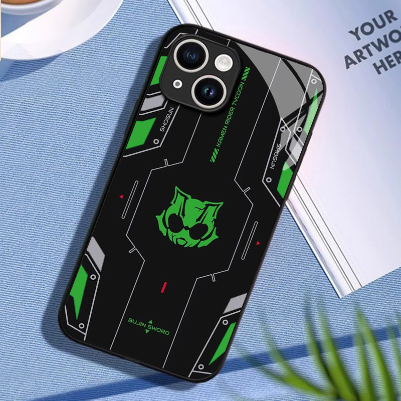 Ốp Điện Thoại Kính Kamen Rider 04 Cho IPhone 16 15 14 13 12 11 Pro XR XS Max Plus Mini X XR 8 7 6s SE2 / 3