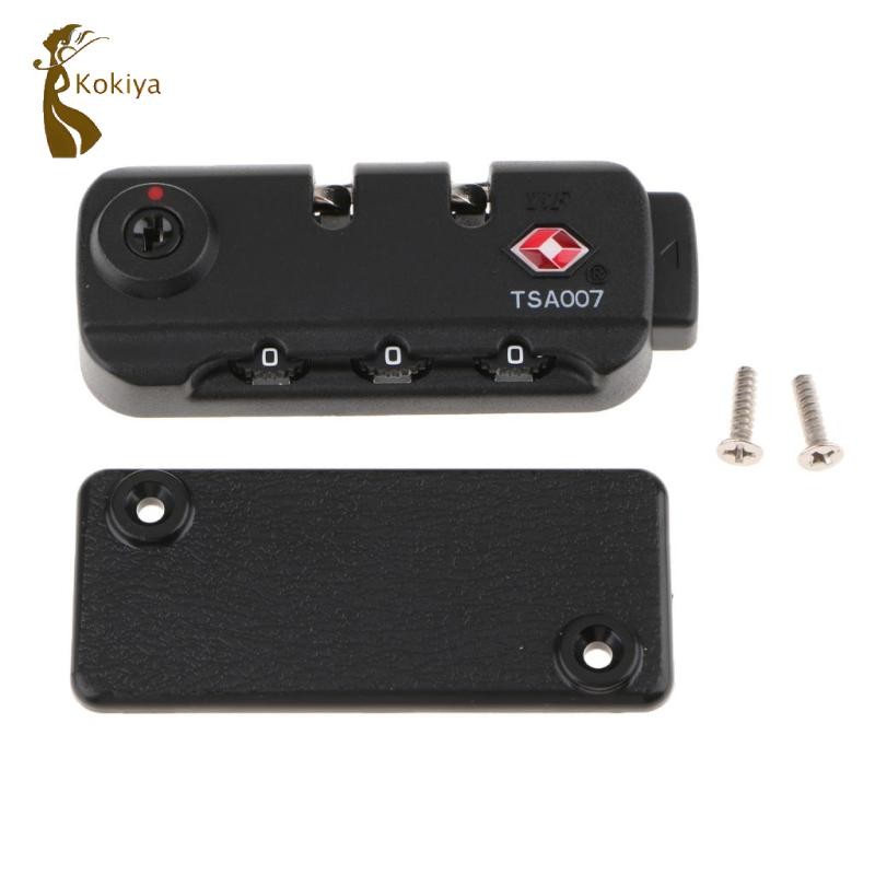 007 Hành Lý 3 Chữ Số Kết Hợp Khóa Vali Túi Mã Khóa Nhẹ - T