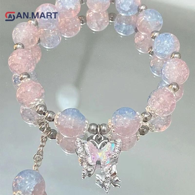 Bigdealssuper Ánh Sáng Sang Trọng Ngọt Ngào sel Vòng Tay Nữ Thời Trang Bé Gái Giả Tưởng Đính Hạt Dây Đàn Hồi Vòng Tay Phụ Kiện Trang Sức Quà Tặng Siêu