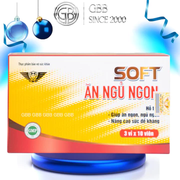 Viên uống Soft in ăn ngủ ngon Kingphar hỗ trợ ngủ ngon, tăng cường sức khỏe (H/30 viên)