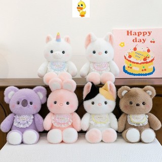 PLUS✨Đồ Chơi Gấu Bông Sang Trọng Thỏ Koala Kỳ Lân Dễ Thương Trang Trí Giường Cho Bé Quà Giáng Sinh, COD