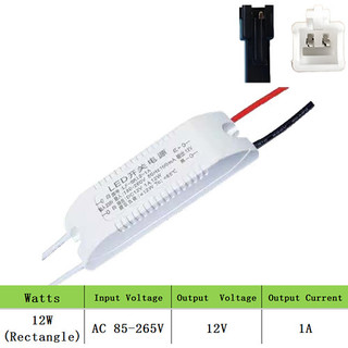 Trình điều khiển LED Power Transformer Ballast Thiết bị đầu cuối siêu mỏng Đầu nữ 12V 24V 6W 12W 18W 24W 36W 48W 60W 72W