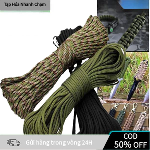 【COD】Dây thừng đa năng 9 lõi bền chắc với nhiều công dụng thực tế trong các hoạt động như cắm trại leo núi và sinh tồn