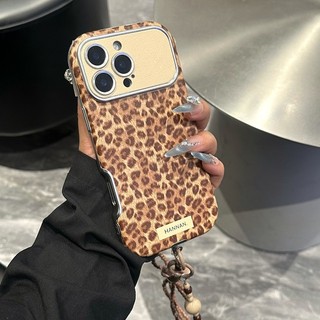 In hình báo nâu + vòng tay cho iphone17 16promax 15promax 12 / 13 / 14 / 15 / 16 17pro iphone11promax ốp lưng TPU mới chống bụi