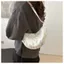 Túi đeo chéo nữ BRABRAA, Túi đeo vai nhẹ bằng Nylon, Túi đeo chéo tối giản cổ điển nhiều lớp thời trang du lịch