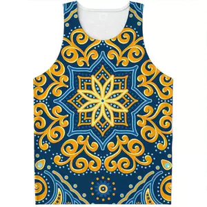 Áo thun không tay in hình mùa hè 3D Unisex, áo thun không tay mềm thoáng khí để mặc thường ngày & thể thao