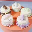QEARY Mô Phỏng Bánh Squishy Đồ Chơi, Đồ Chơi Bóp Soufflé Siêu Mềm Sáng Tạo, Nhào Di Động Thoải Mái Tay Thư Giãn Thực Tế Món Tráng Miệng Pinch Đồ Chơi Bàn Văn Phòng