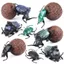 Máy trợ giảng Mô phỏng Động vật côn trùng hoang dã Mô hình đồ chơi Roach Shit Shell Lang Scarab Campus Đồ trang trí nhận thức Chiều cao 1,2cm