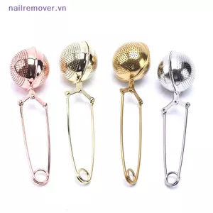 1 Máy Pha Trà Thép Không Gỉ Quả Cầu Lọc Trà Gia Vị Lọc Tay Cầm Trà Bóng MỚI