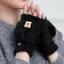 GHX Thu Đông Găng Tay Ấm Áp Flip Cover Ngón Găng Tay Mềm Mại Cô Gái Hoạt Hình Dễ Thương Nửa Ngón Dệt Kim Nhung Học Sinh Găng Tay VN