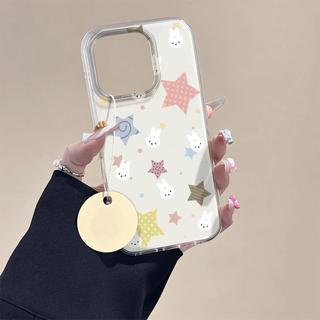 Macaron nhiều màu sao nền cho iPhone 17 trường hợp 1615plus hai lớp imd1413pro
