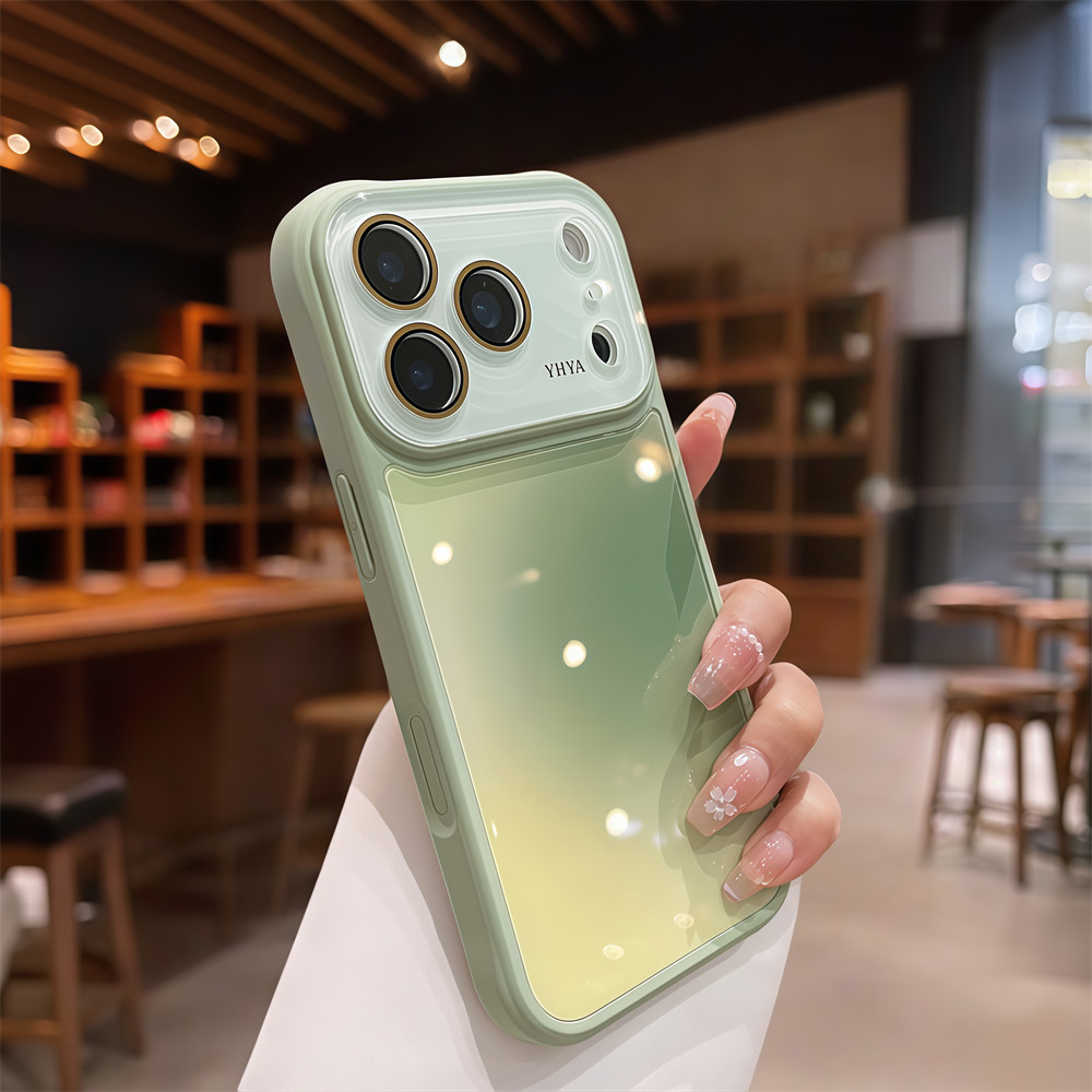 Ốp điện thoại chống rơi Gradient cho iPhone 17 Pro Max 13 14 15 16 pro max Bao gồm tất cả bảo vệ ống kính máy ảnh vỏ mềm Vỏ bảo vệ vỏ điện thoại