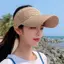 Mũ che nắng dệt kim chống tia cực tím mùa hè dành cho nữ Mũ che nắng thể thao đi biển ngoài trời FSI