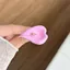 Nhẫn mở hình học WEETW, Nhẫn hoa Calla Men đầy màu sắc có thể điều chỉnh, Nhẫn cổ điển tối giản bằng kim loại phóng đại thanh lịch dành cho nữ