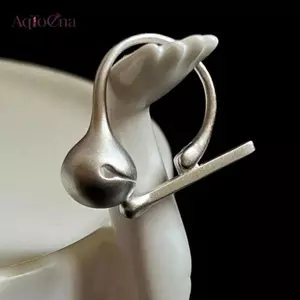 AqToCna Sáng Tạo Cá Gỗ Ngón Tay Nhẫn Giảm Căng Thẳng Mang Lại May Mắn Lu Năng Lượng Bảo Vệ Vòng Unisex Quyến Rũ Trang Sức Phụ Kiện AqToCna