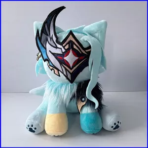 Genshin Impact Dottore Cat Plushie Game Merch Búp bê bông sang trọng ngồi dễ thương