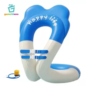 Gamchiano Bơm Hơi Trẻ Em Phao Khóa PVC Phao Bơi Dây Trước Nước Cho Trẻ Em, Bơi lội