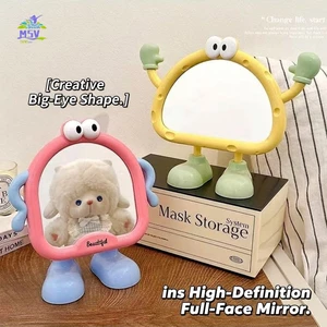 Gương trang điểm để bàn di động - Gương HD dễ thương cho ký túc xá tại nhà
