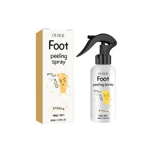Xịt lột chân OUHOE 200ml Xịt chăm sóc bàn chân tẩy tế bào chết nhẹ nhàng Loại bỏ da khô nứt nẻ Làm mềm da giày cao gót thô xịt chân
