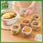 SWEET Hộp Bảo Quản Thực Phẩm 6 Lưới Rau Quả Hộp Giữ Tươi Có Nắp Cho Tủ Lạnh Nhà Bếp Gia Vị Gia Vị Bảo Quản Bình n