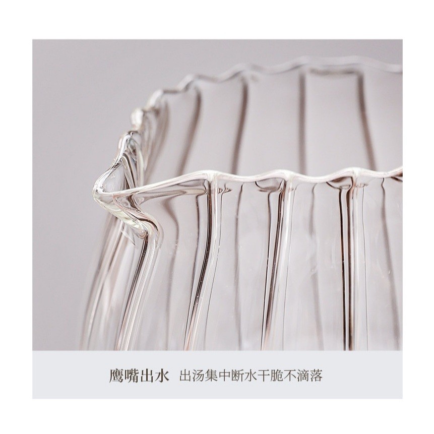 TỐNG TRÀ BẰNG THỦY TINH CHỊU NHIỆT CÓ TAY CẦM GỖ 400ML – PHỤ KIỆN TRÀ ĐẠO CAO CẤP