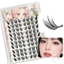 Tự Nhiên C Curl Lông Mi Giả Sợi Tổng Hợp Mềm 11-14mm Hỗn Hợp Chiều Dài Nhẹ Handmade Mi Để Trang Điểm Tiệc Hàng Ngày