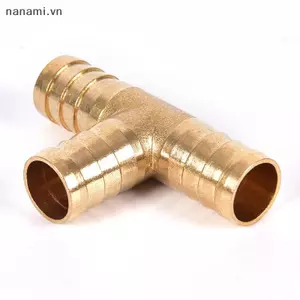 1 Đầu nối ống nhiên liệu 3 chiều bằng đồng thau 6 ~ 16mm Khí dầu khí nén [VN]