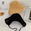 Vải Lanh Ống Hút Nành Cho Nữ Mũ Chống Nắng Nơ Mũ Đi Biển Lớn Vành Rộng Cloche Mũ Chapeau Femme Ren Ngoài Trời Mùa Hè Mới