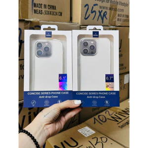 Ốp Lưng Dẻo WiWU Trong Suốt Chống Sốc iPhone 16 Pro Max / 15 Pro Max