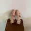 T TT Sandal Nữ T-Strap Rỗng Ngón Chân Vuông Dày Gót Sang Trọng Nửa Dép Dây Đeo Sau Giày Đơn
